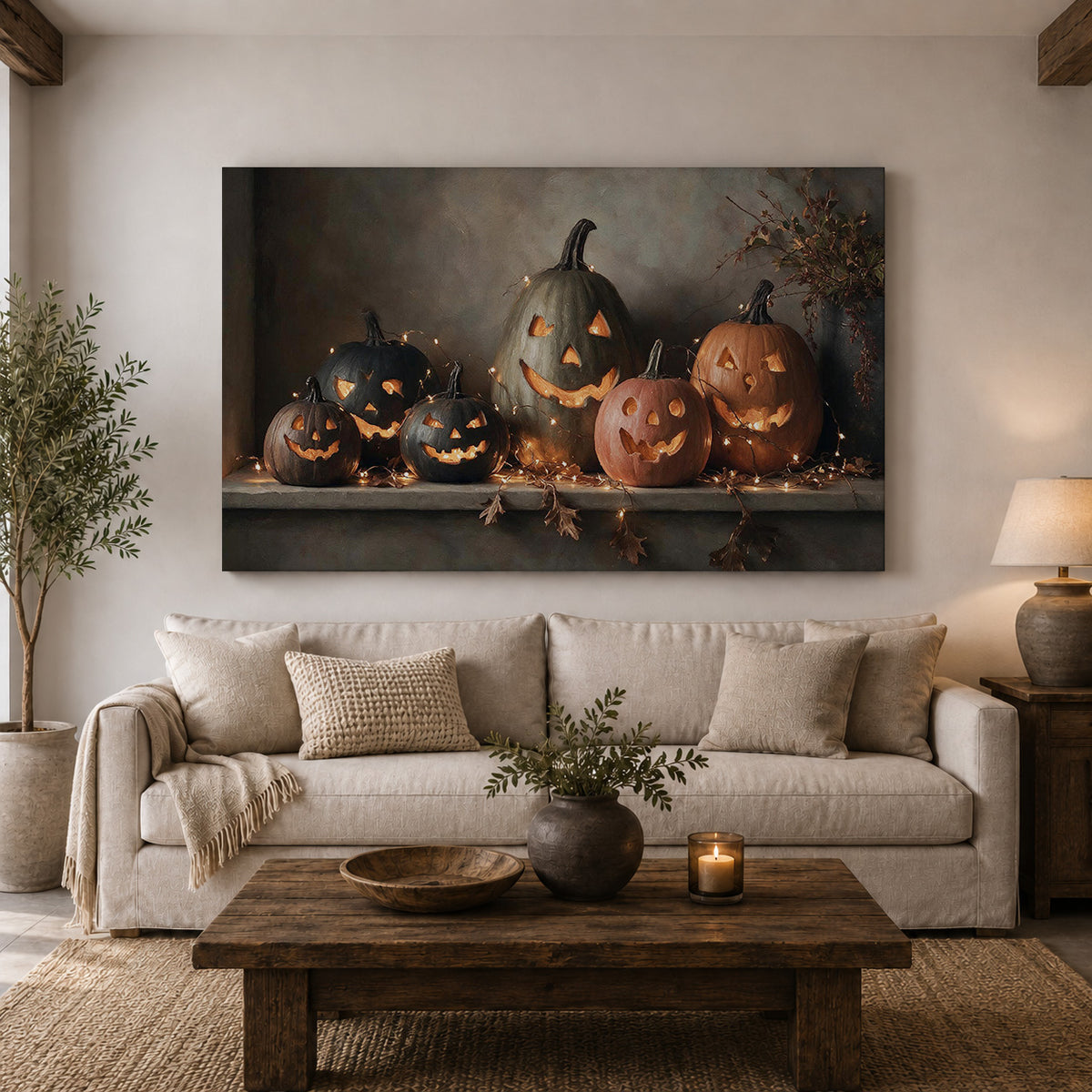 A Gathering of Jack-O'-Lanterns