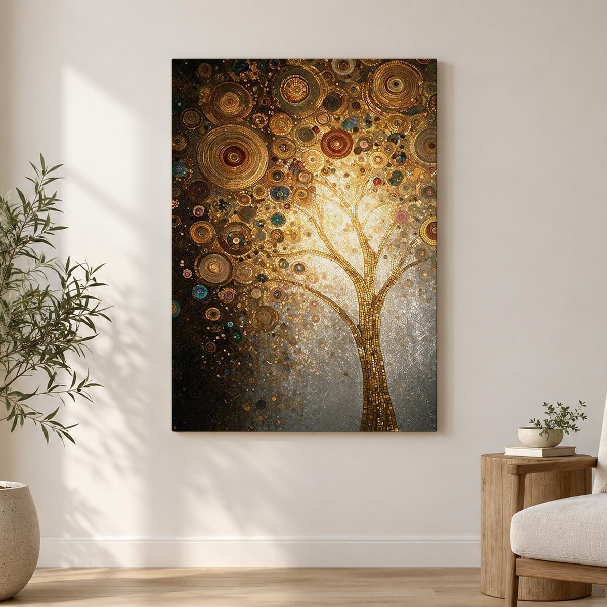 Golden Tree of Life – Celestial Mosaic