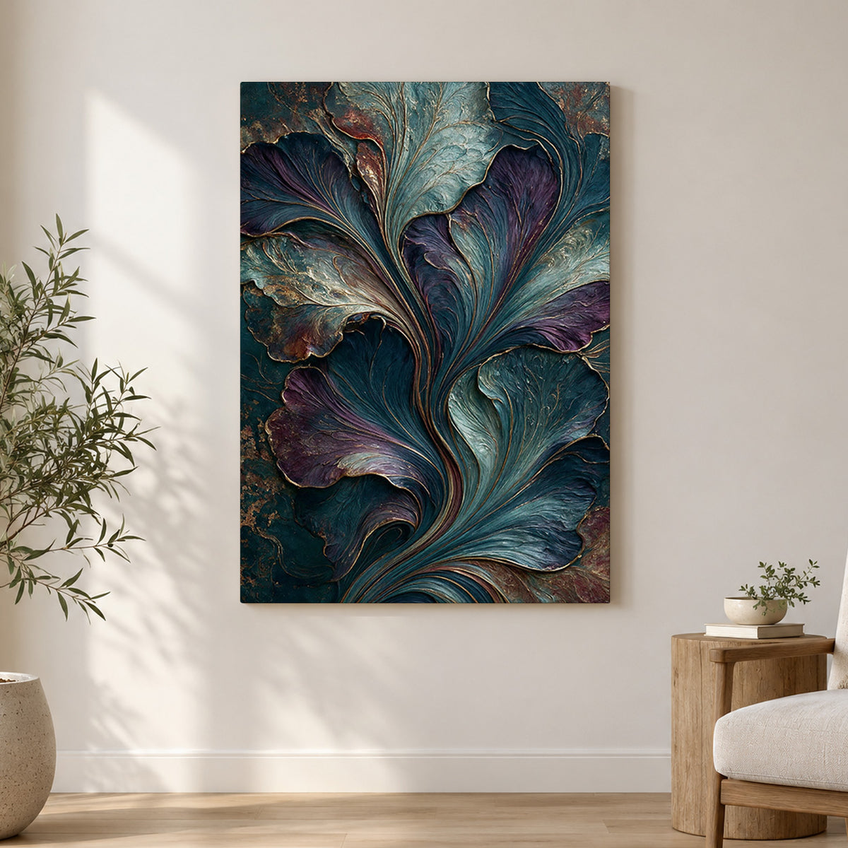 Midnight Botanical Elegance