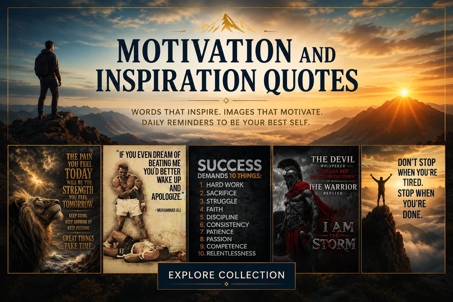 MOTIVATION AND INSPIRATION QUOTES
