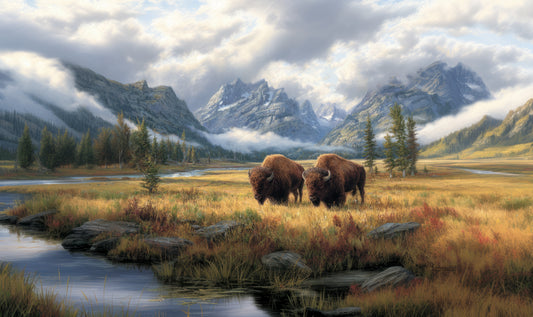 Bison of the Mountain Valley