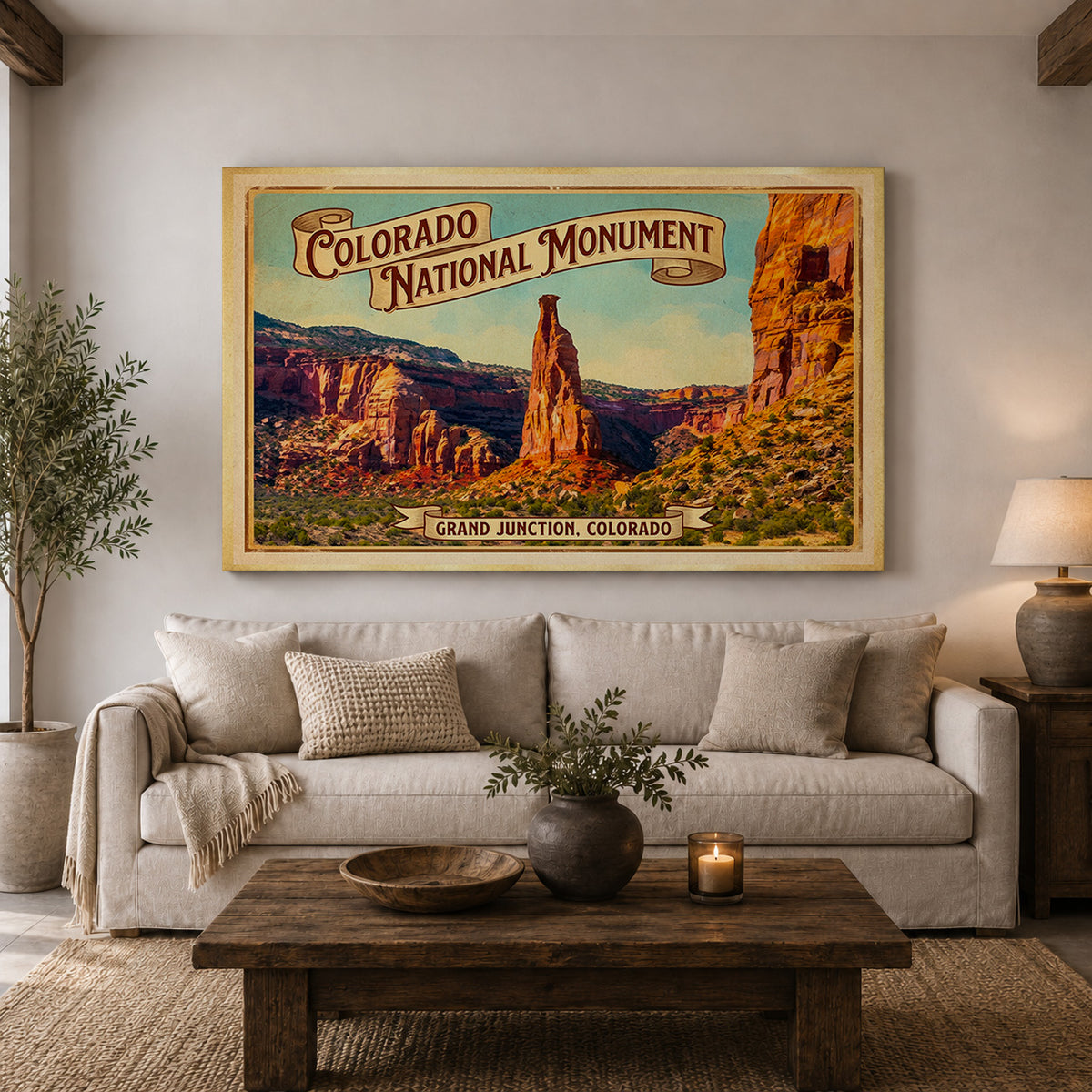 Independence Monument — Vintage Colorado National Monument