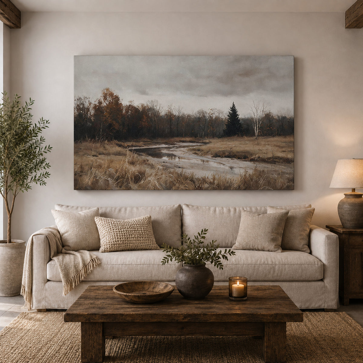 Autumn Stillness – Moody Countryside Landscape