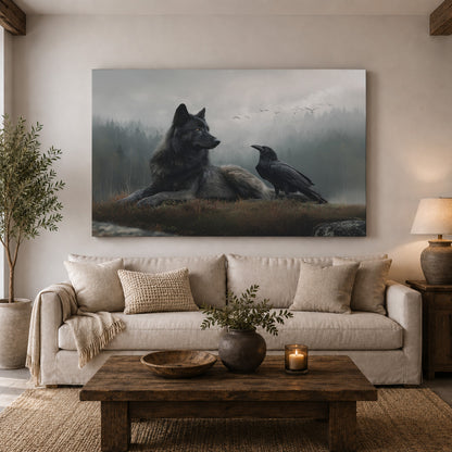 Wolf and Raven – Guardians of the Misty Forest