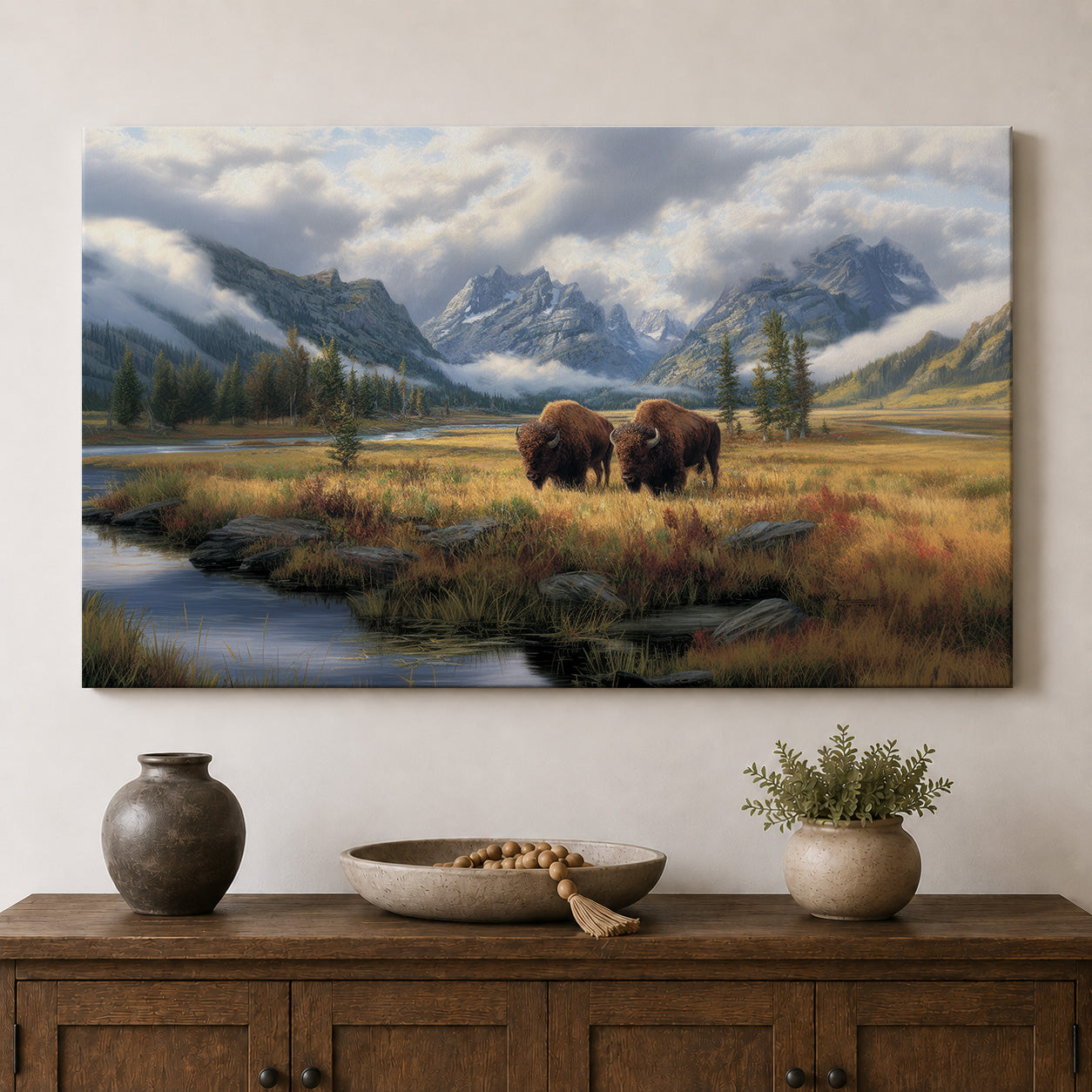 Bison of the Mountain Valley