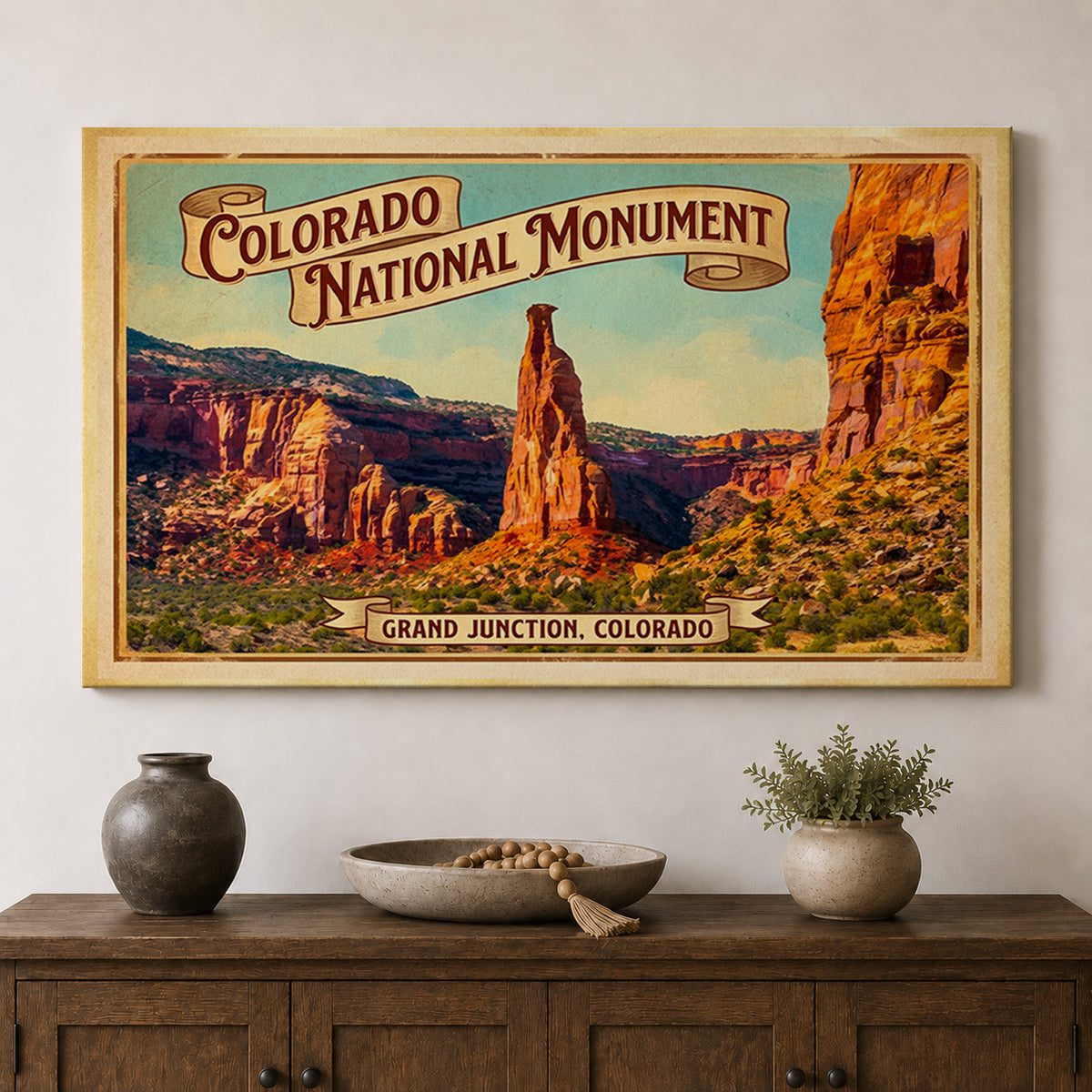 Independence Monument — Vintage Colorado National Monument