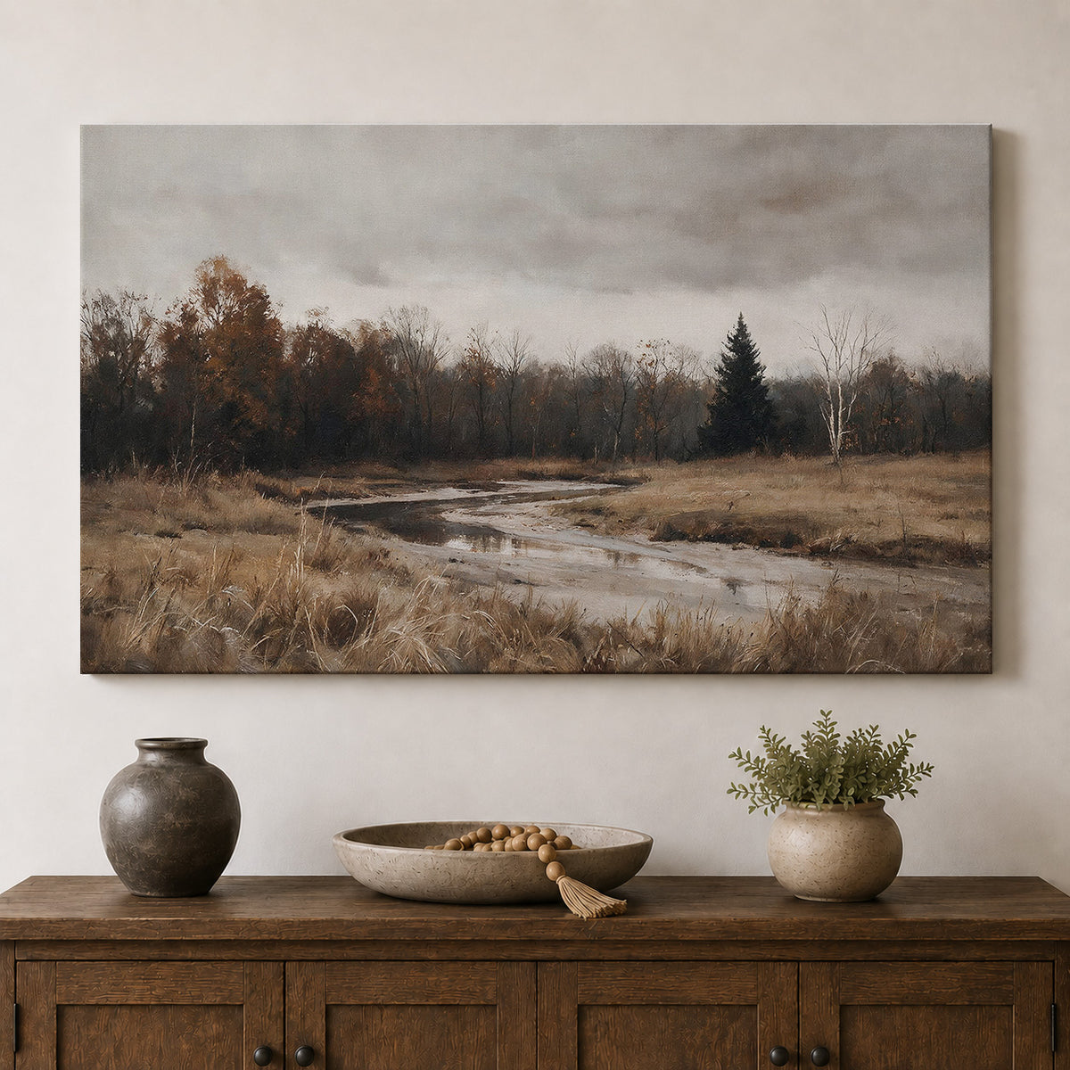 Autumn Stillness – Moody Countryside Landscape