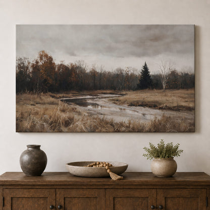 Autumn Stillness – Moody Countryside Landscape