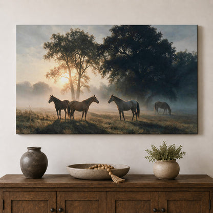 Morning Mist in the Meadow