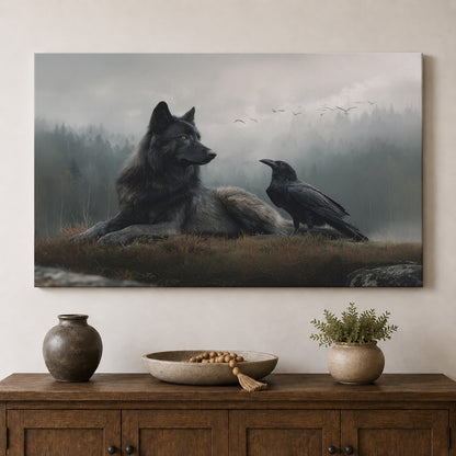 Wolf and Raven – Guardians of the Misty Forest