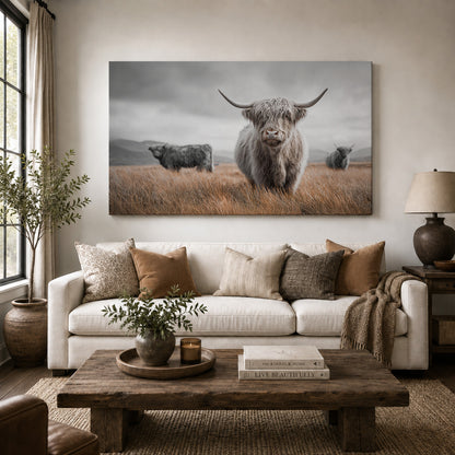 Highland Cattle in the Scottish Highlands