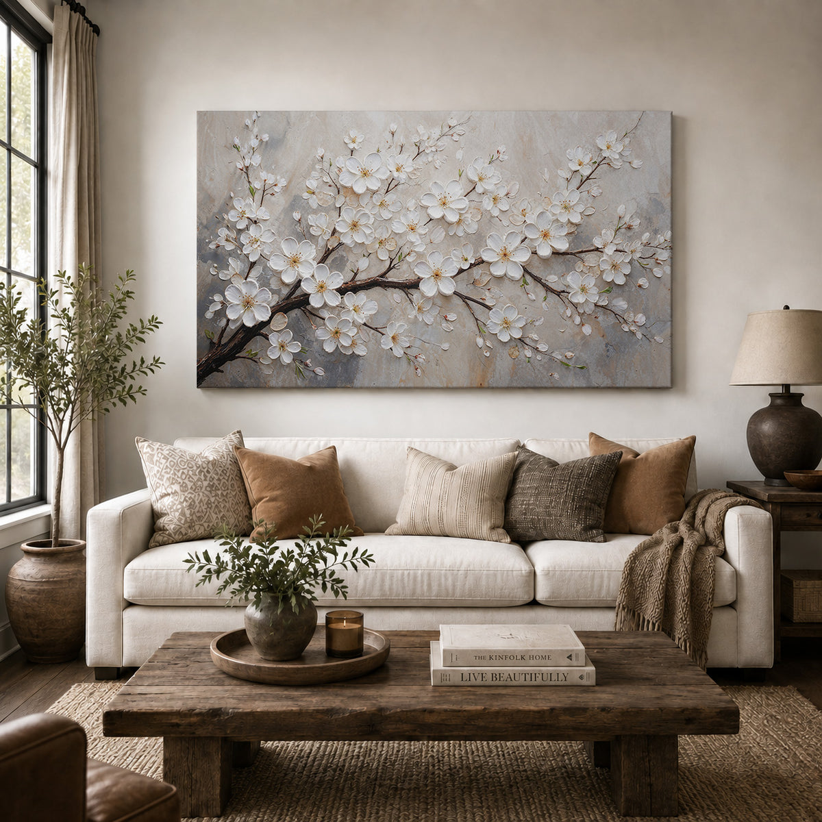 Ivory Blossoms of Spring
