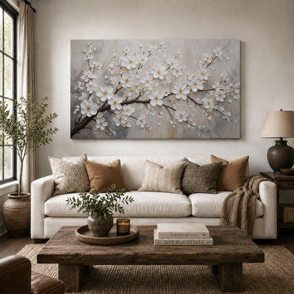 Ivory Blossoms of Spring