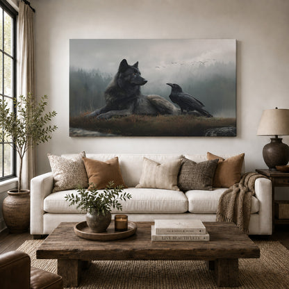Wolf and Raven – Guardians of the Misty Forest