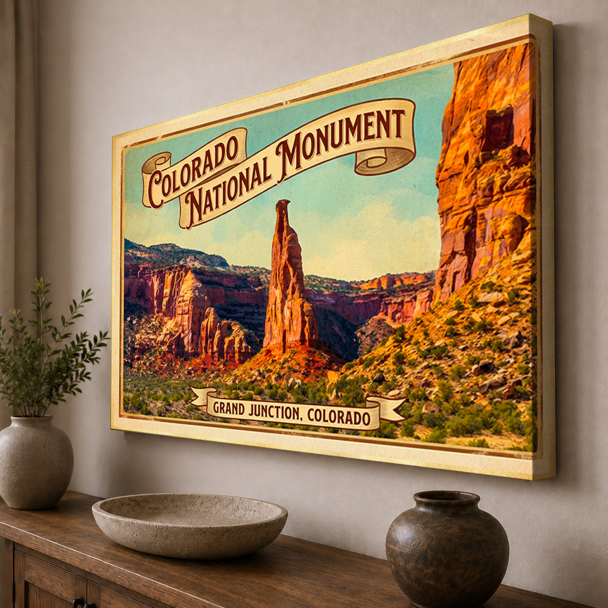 Independence Monument — Vintage Colorado National Monument