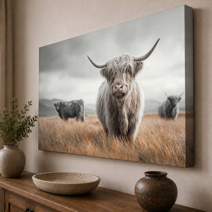 Highland Cattle in the Scottish Highlands