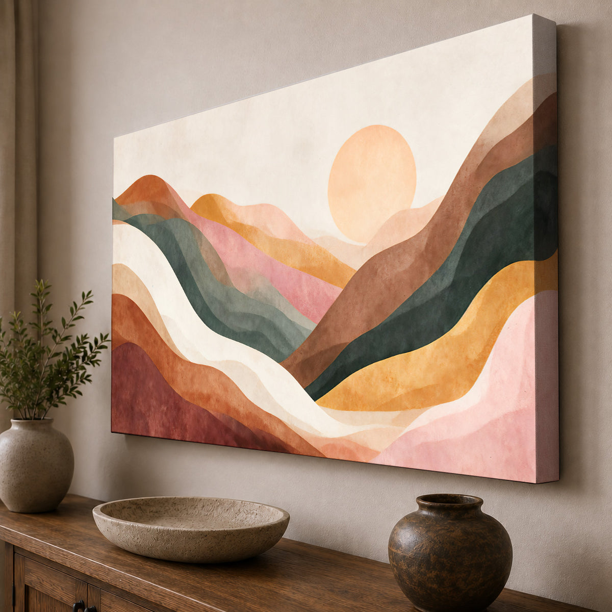 Title: Sunset Over the Painted Hills