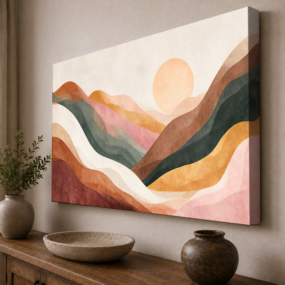 Title: Sunset Over the Painted Hills
