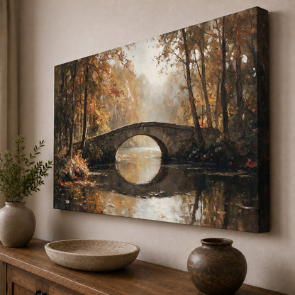 Autumn Reflections – The Old Stone Bridge