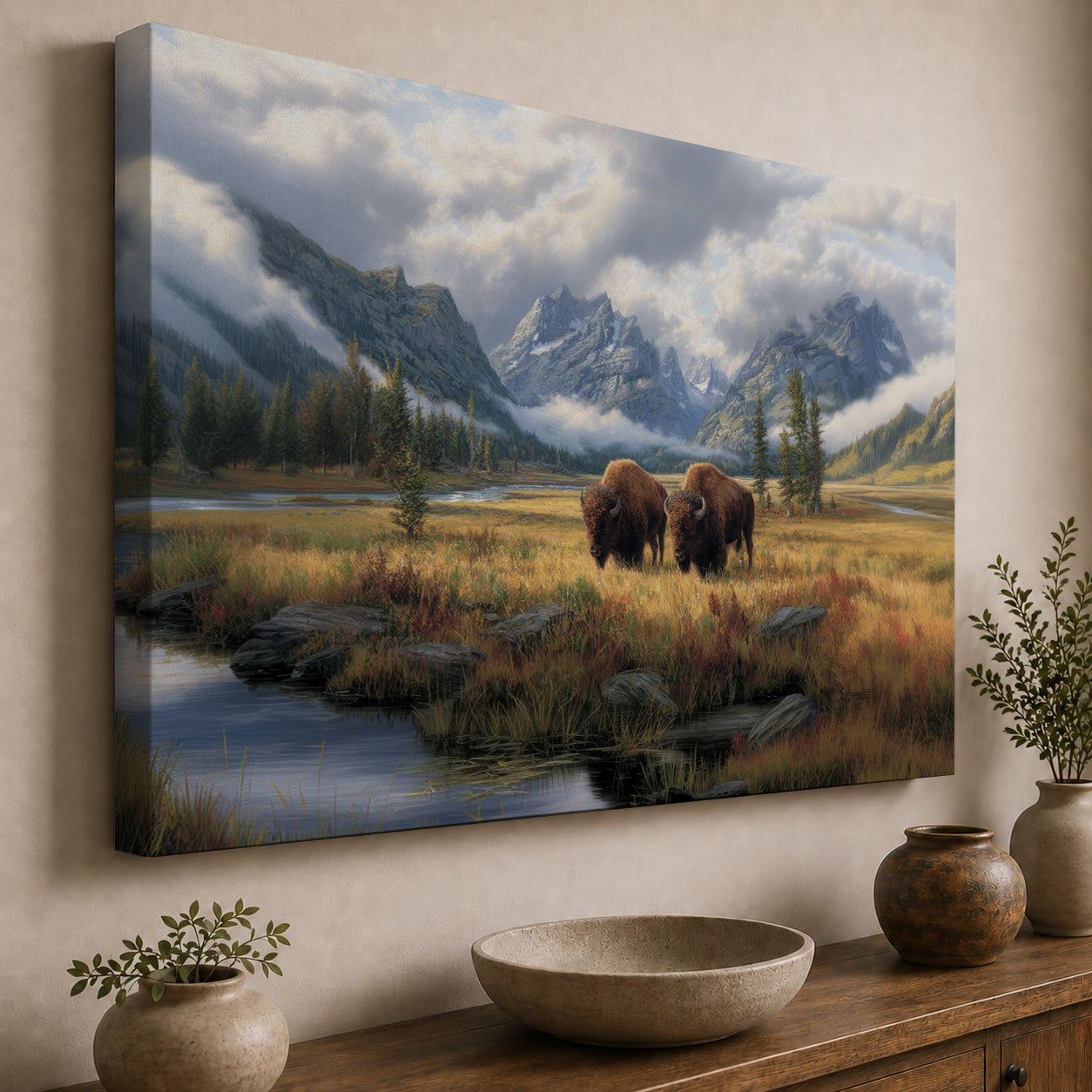 Bison of the Mountain Valley
