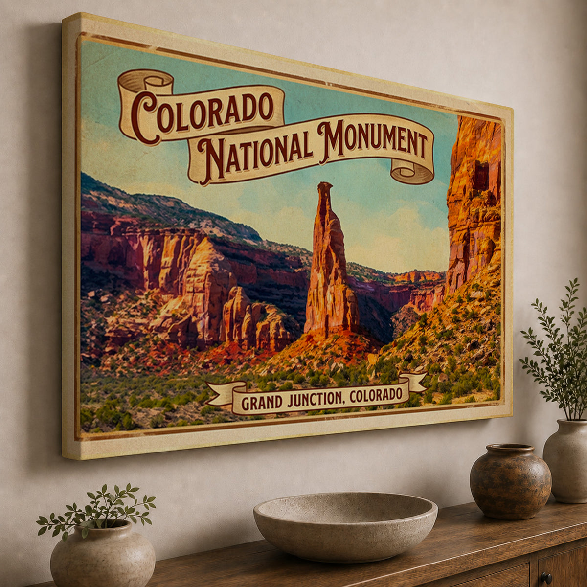 Independence Monument — Vintage Colorado National Monument