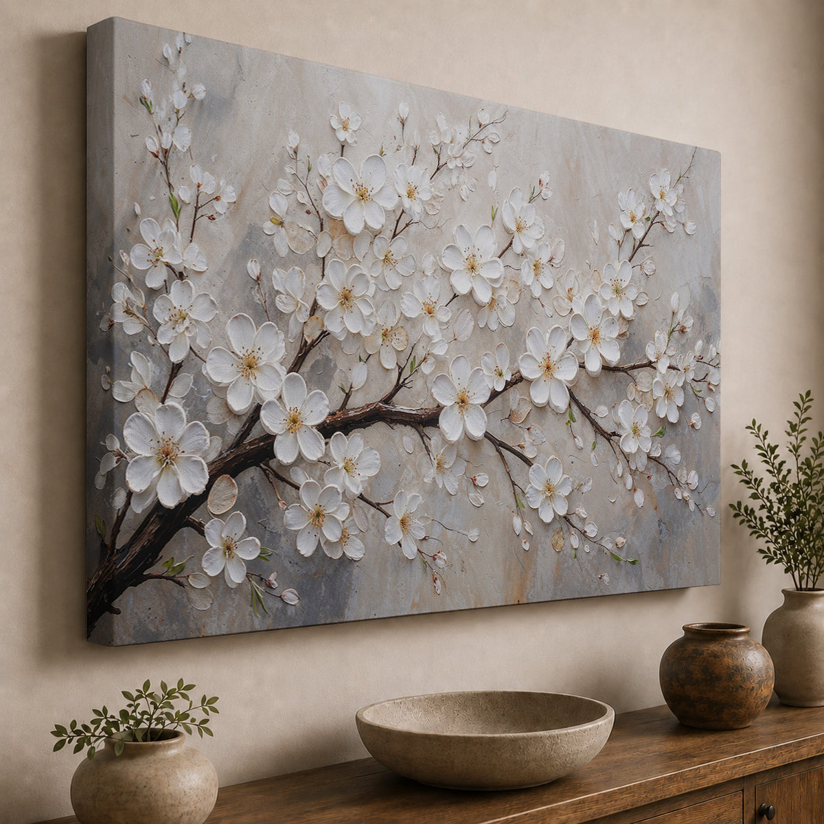 Ivory Blossoms of Spring