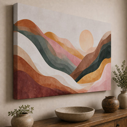 Title: Sunset Over the Painted Hills