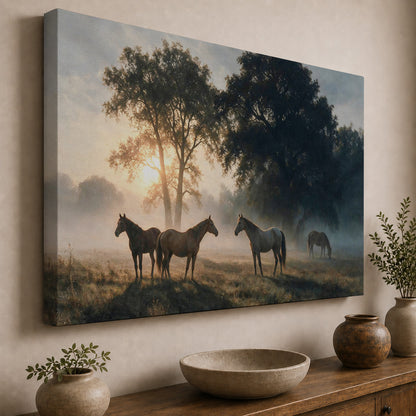Morning Mist in the Meadow