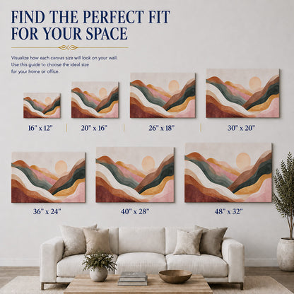 Title: Sunset Over the Painted Hills
