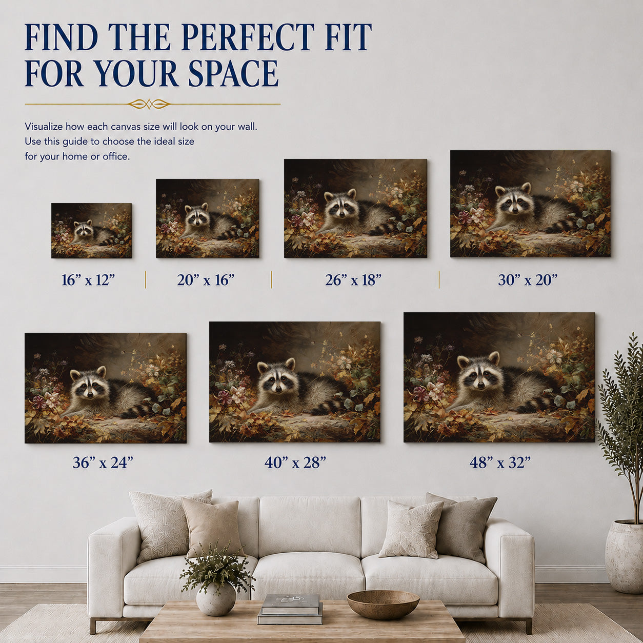 Woodland Bandit – Raccoon in Autumn