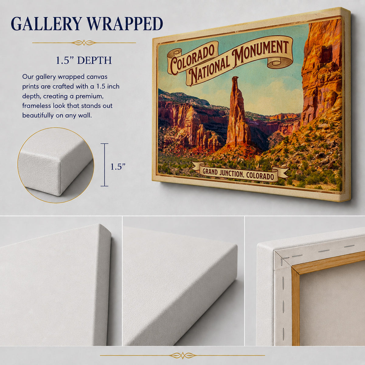 Independence Monument — Vintage Colorado National Monument