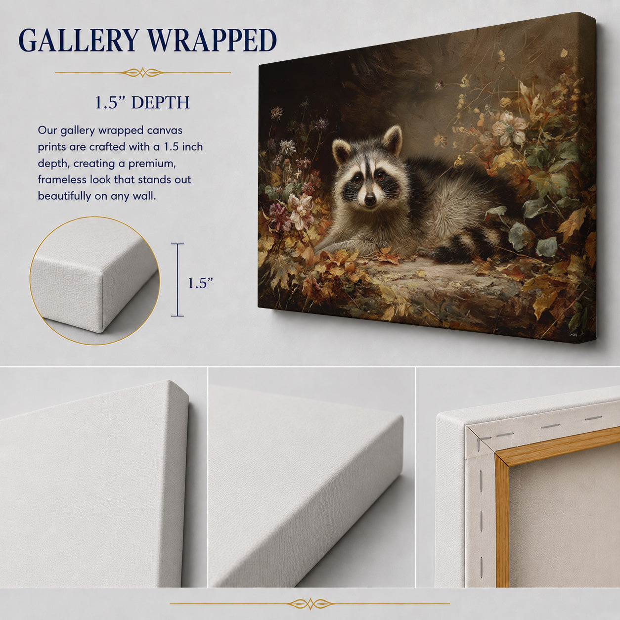 Woodland Bandit – Raccoon in Autumn
