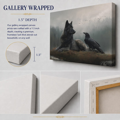 Wolf and Raven – Guardians of the Misty Forest