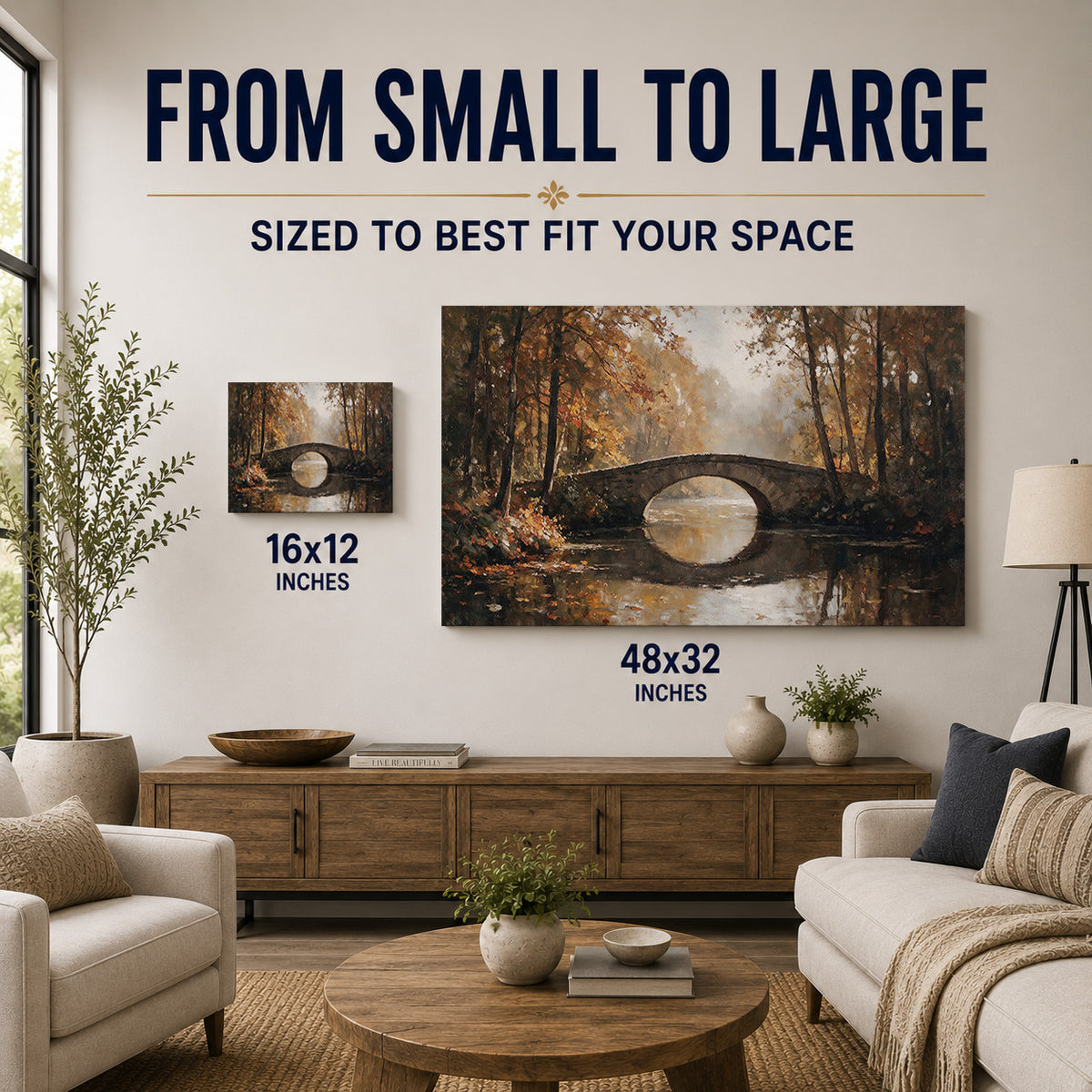Autumn Reflections – The Old Stone Bridge