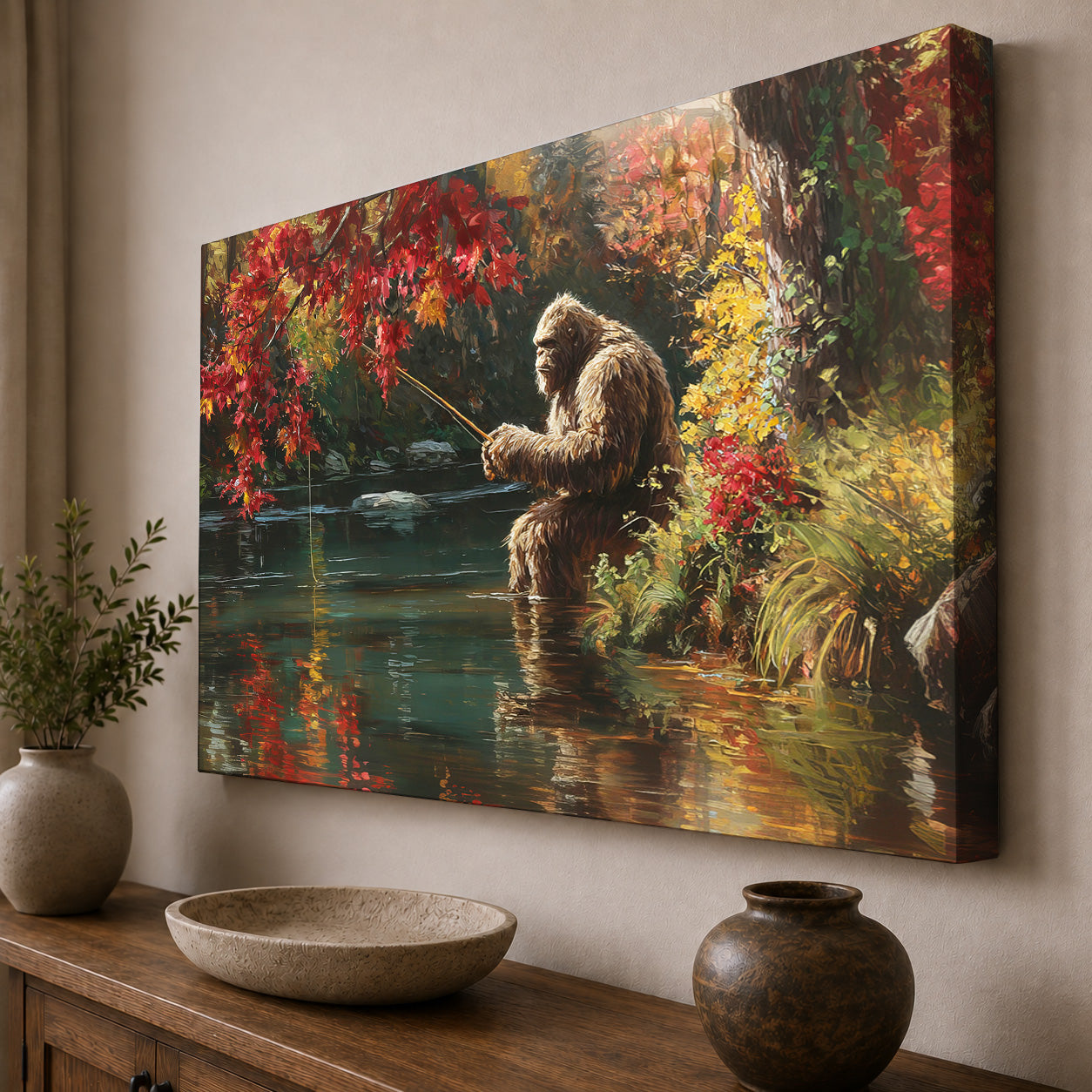 Autumn Angler – Bigfoot Fishing
