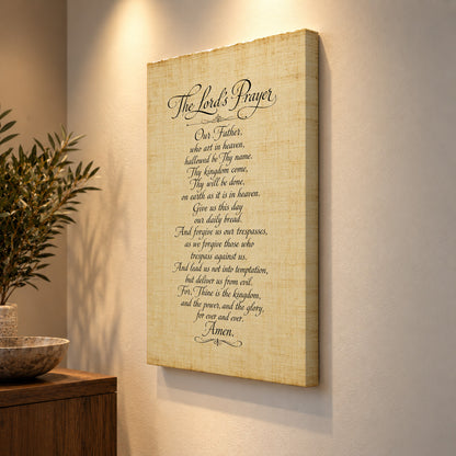 The Lord's Prayer – Vintage Scripture Art