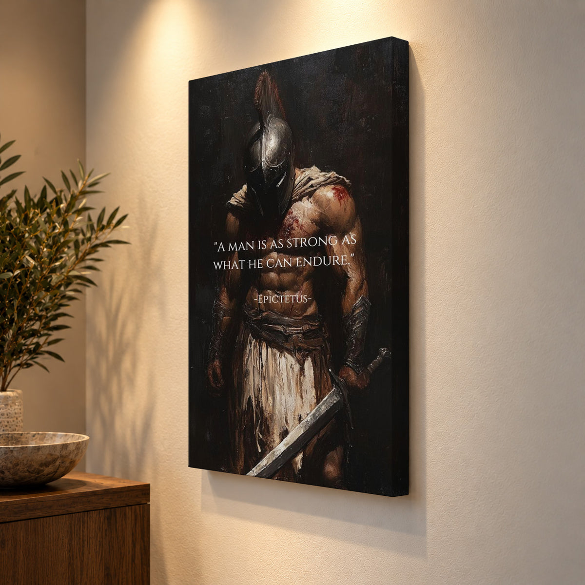 Strength Through Endurance – Stoic Spartan Warrior