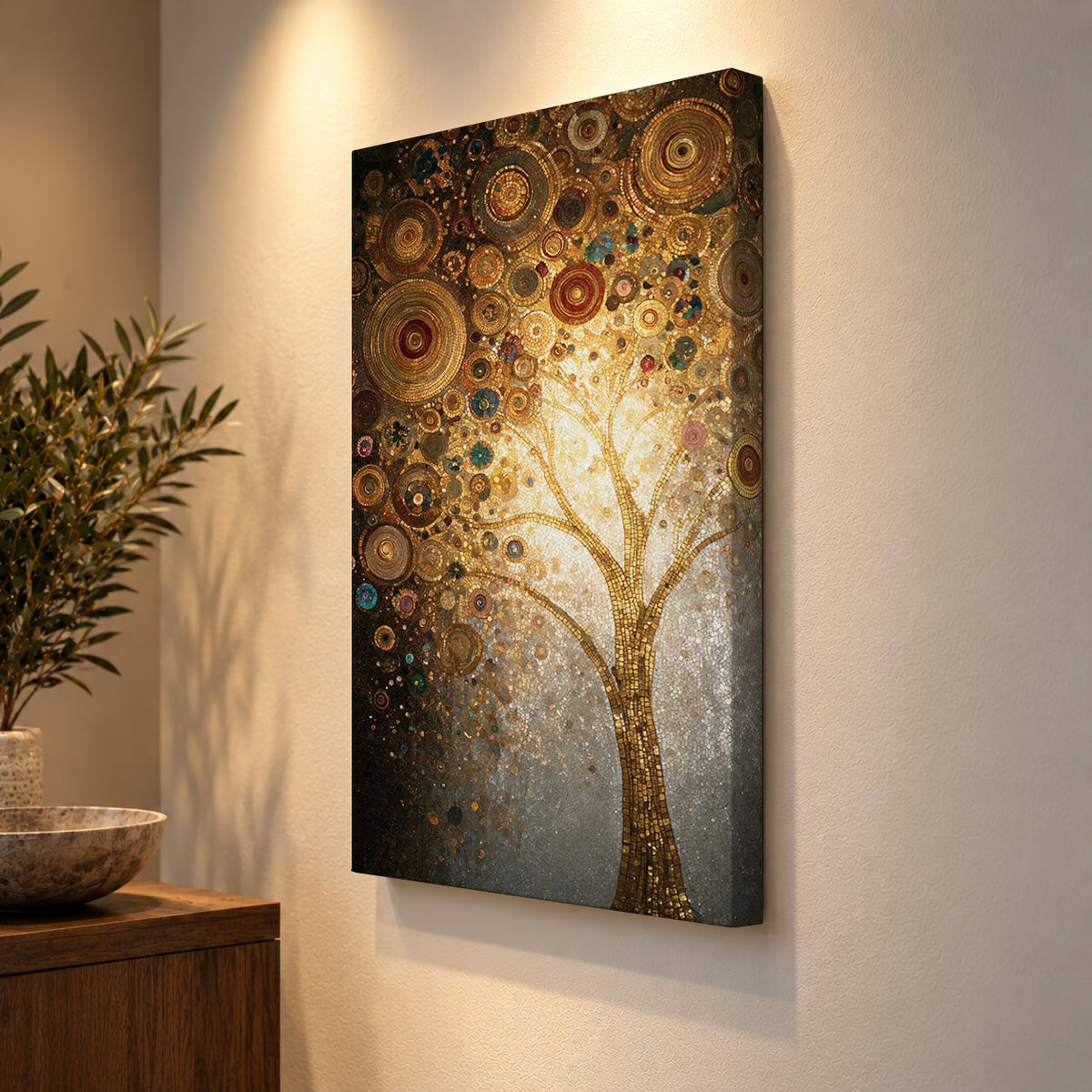 Golden Tree of Life – Celestial Mosaic