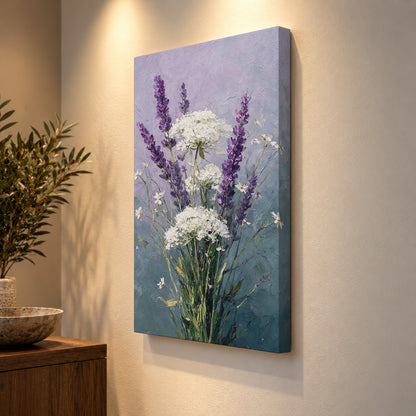 Lavender and Ivory Blossoms