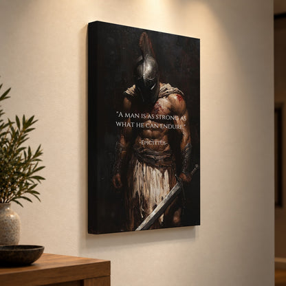 Strength Through Endurance – Stoic Spartan Warrior