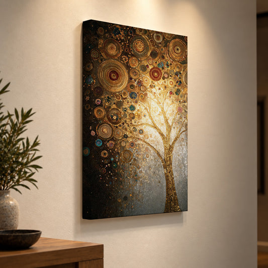 Golden Tree of Life – Celestial Mosaic