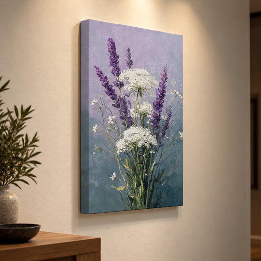 Lavender and Ivory Blossoms