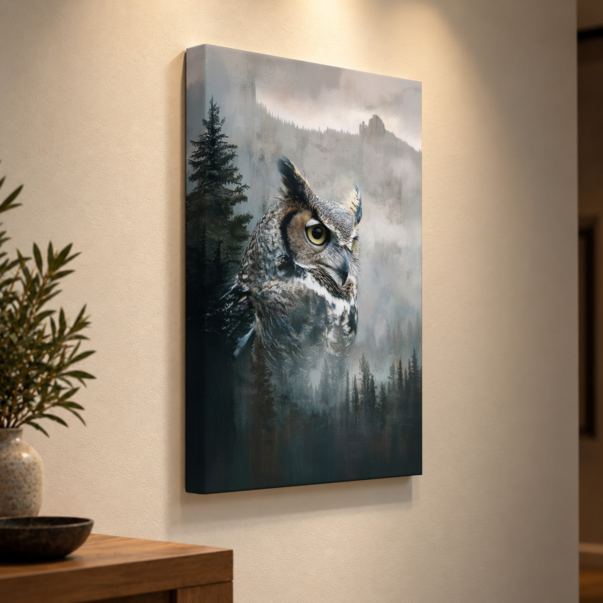 Misty Mountains Guardian Owl