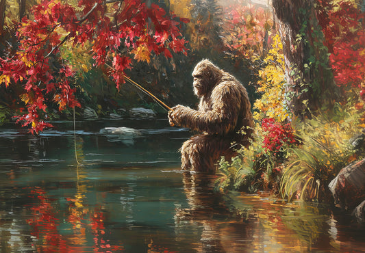 Autumn Angler – Bigfoot Fishing
