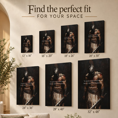 Strength Through Endurance – Stoic Spartan Warrior
