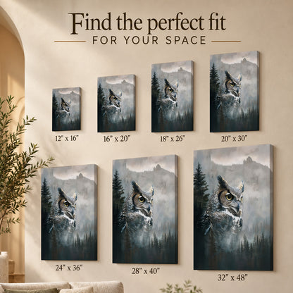 Misty Mountains Guardian Owl