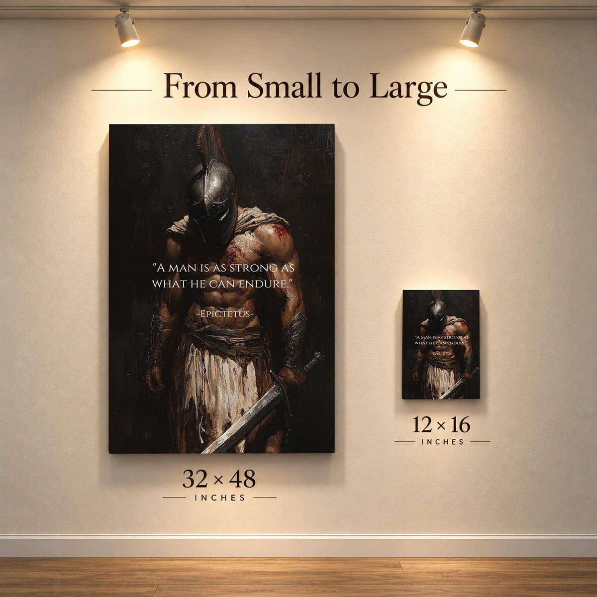 Strength Through Endurance – Stoic Spartan Warrior