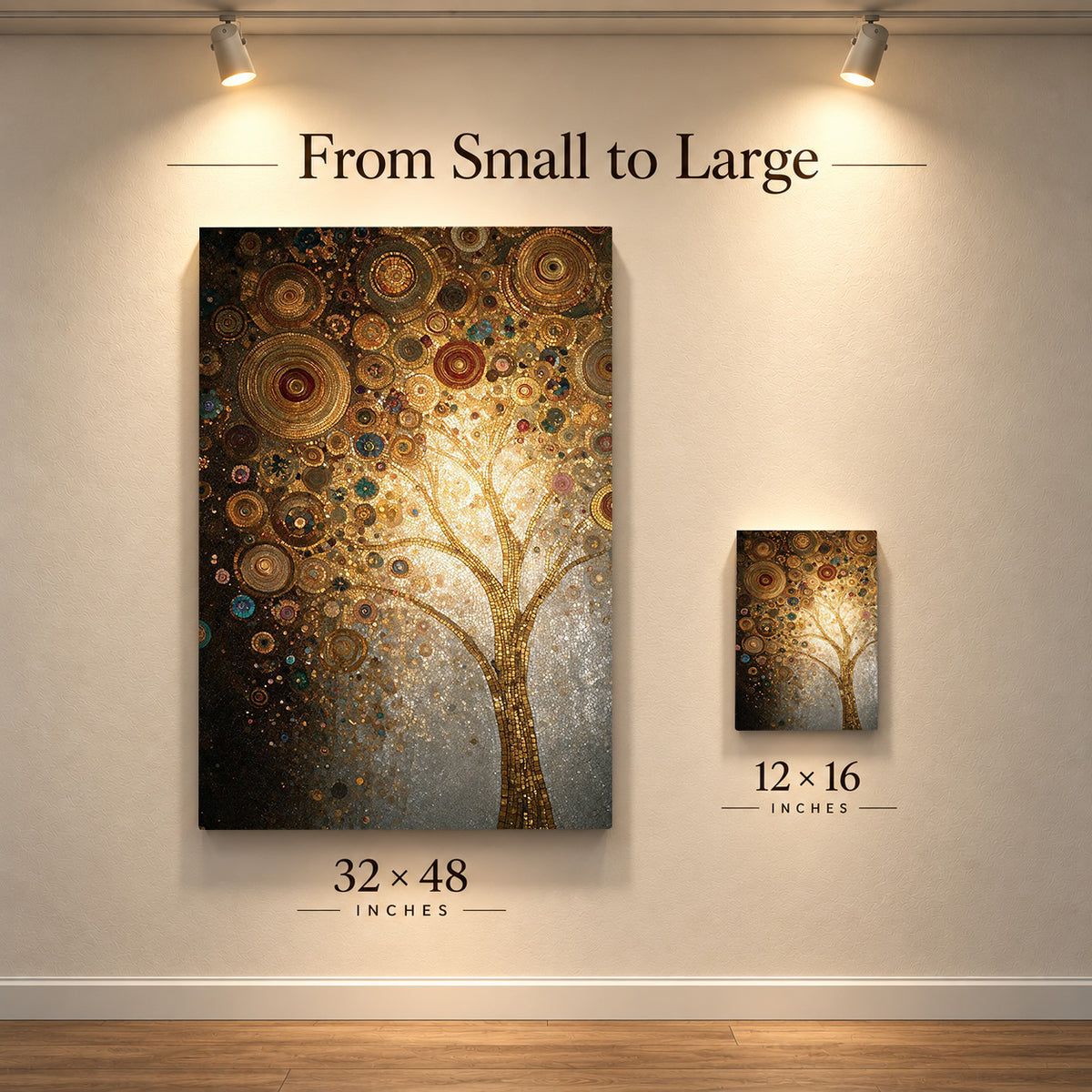 Golden Tree of Life – Celestial Mosaic