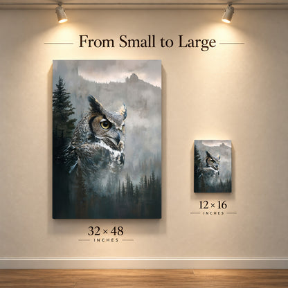 Misty Mountains Guardian Owl
