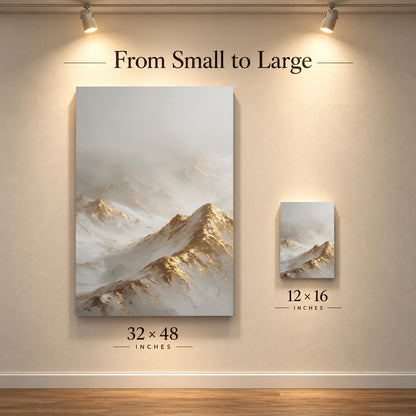 Golden Peaks in the Mist